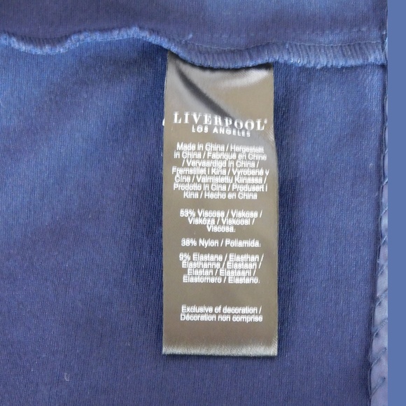 Liverpool Los Angeles Boyfriend Blazer with Princess Dart - Cadet Blue - 2XL - Picture 7 of 8